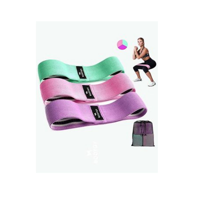 Elastic Resistance Band Hip Circle for Fitness and Yoga