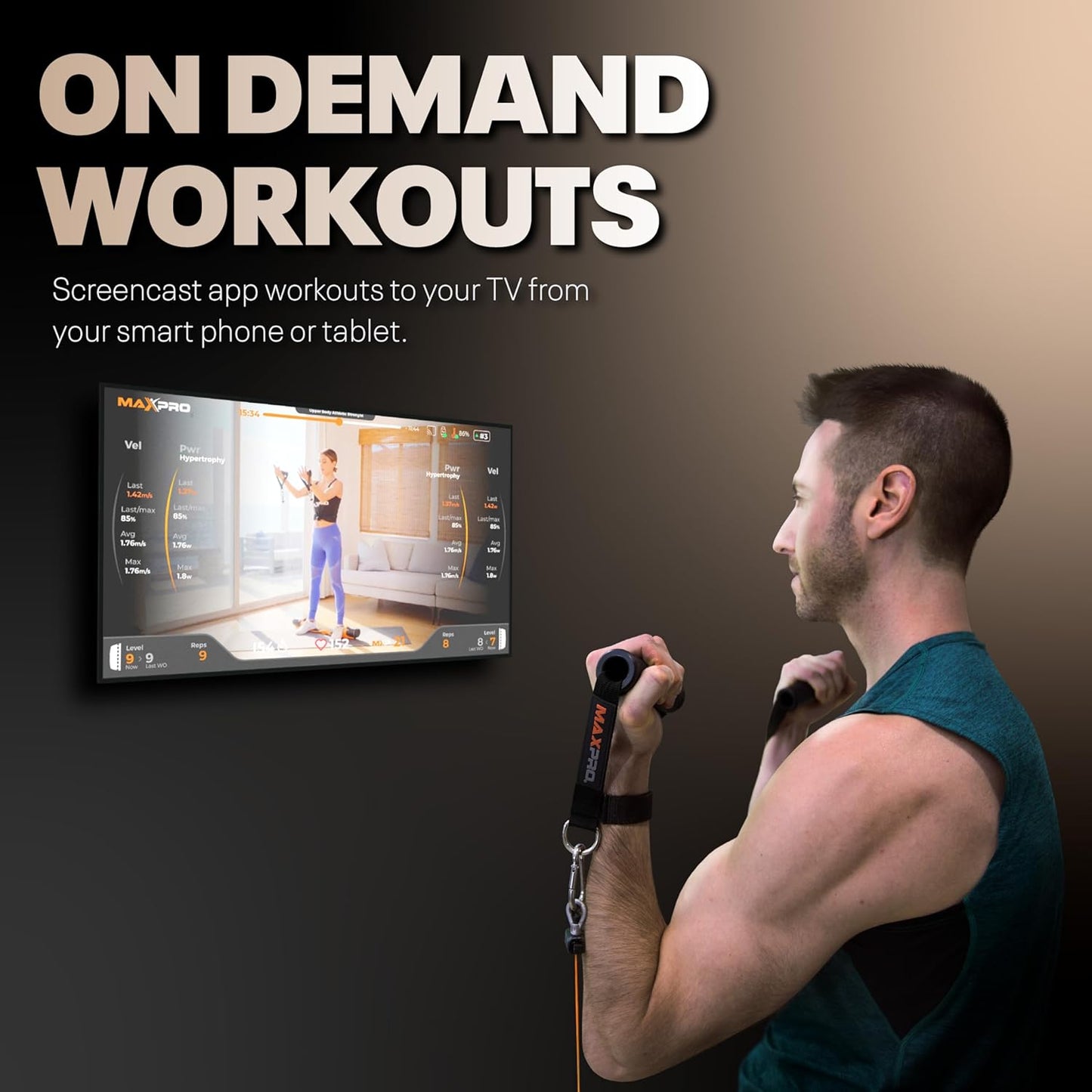 Cable Home Gym | 5-300Lbs Resistance