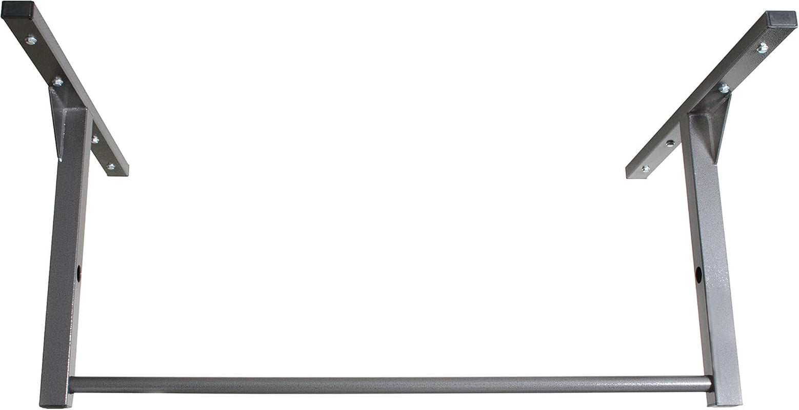 Professional Grade Heavy Duty Pull-Up Bar for Ceiling or Wall Mounting, 600 lb Capacity, Standard Size for 9-Foot Ceilings