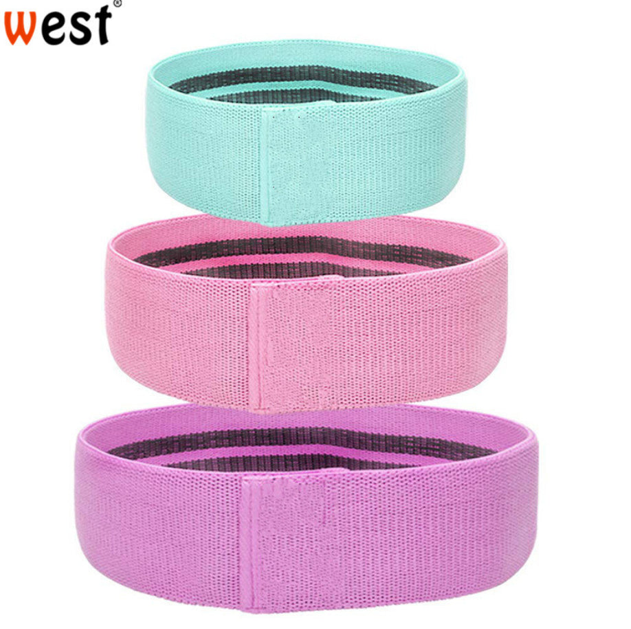Elastic Resistance Band Hip Circle for Fitness and Yoga