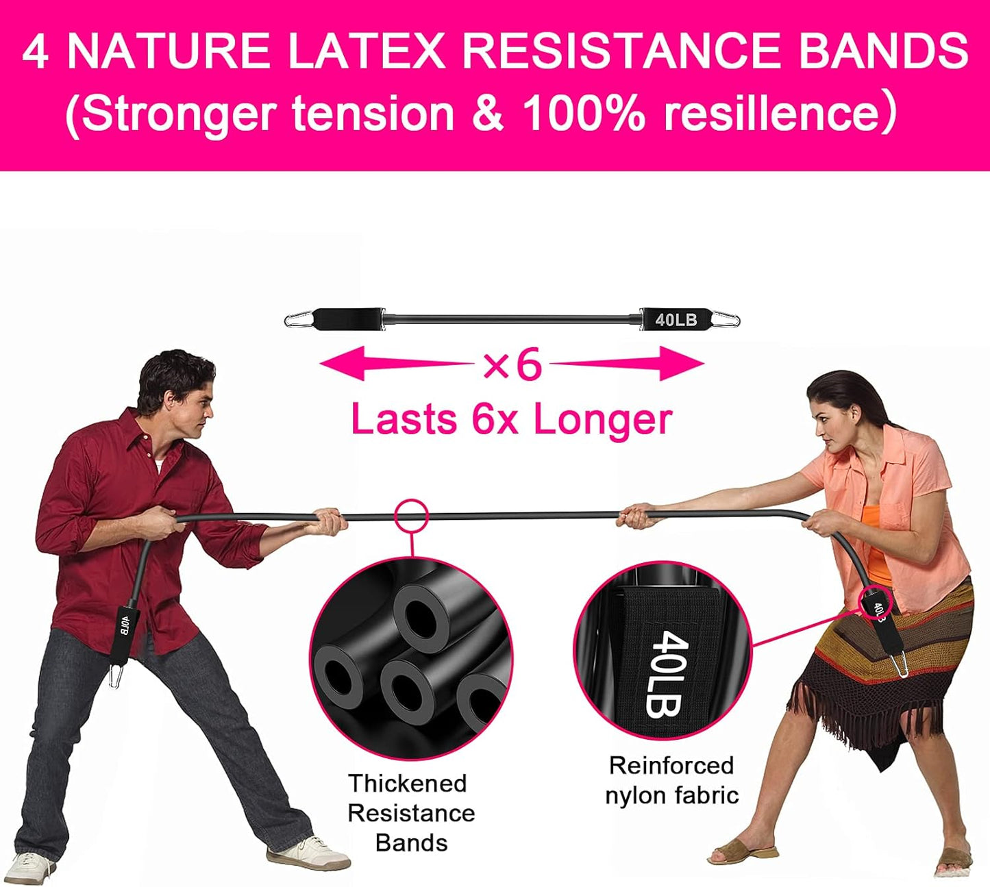 Pilates Bar Kit with Adjustable Resistance Bands and Foot Straps for Comprehensive Full Body Workout and Shaping